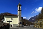 Salita pomeridiana al MONTE SUCHELLO (1541 m) ben innevato da Costa Serina 1l 10 marzo 2016  - FOTOGALLERY